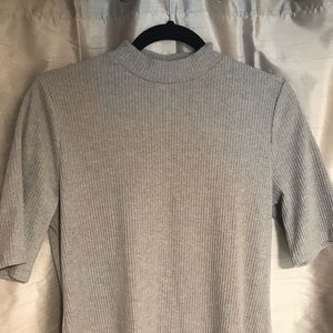 Old Navy / Mock Neck Rib Knit Tee Dress